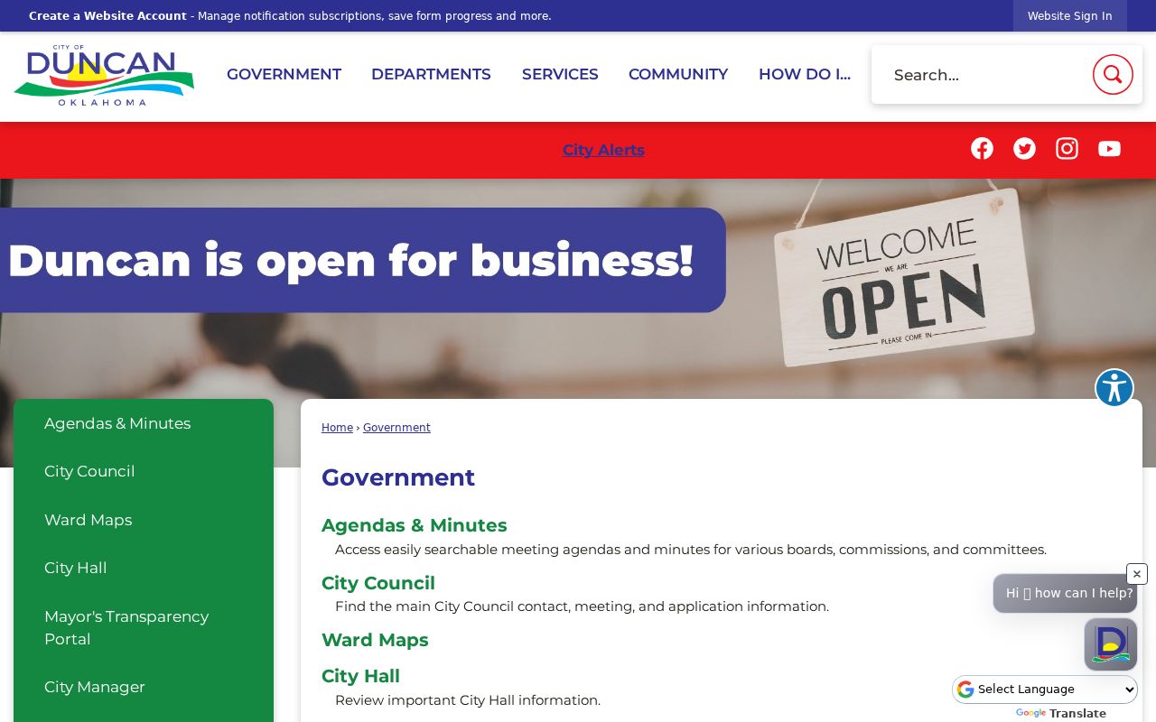 Duncan residents directory government records source