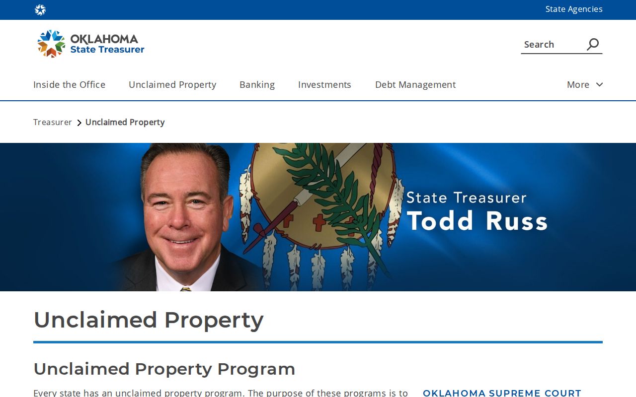 Duncan residents directory Oklahoma unclaimed property search